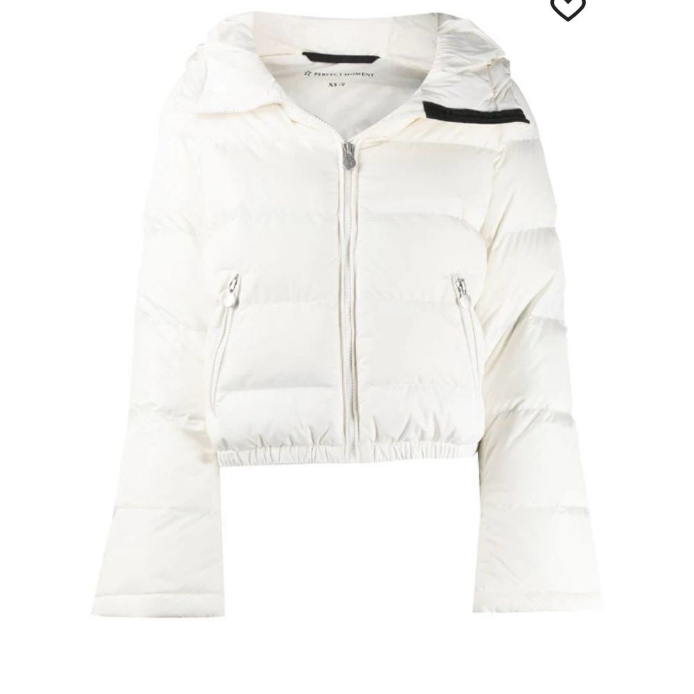 Perfect Moment padded ski jacket in white size small